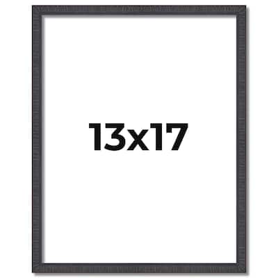 13x17 Frame Brown Solid Wood Picture Frame - Complete Modern Photo