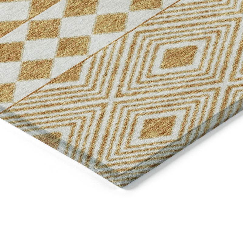 Machine Washable Indoor/ Outdoor Chantille Boho Moroccan Rug