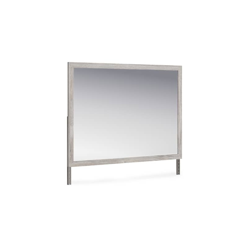 Signature Design by Ashley Vessalli Gray Bedroom Mirror - 38.86" W x 1.3" D x 27.68" H