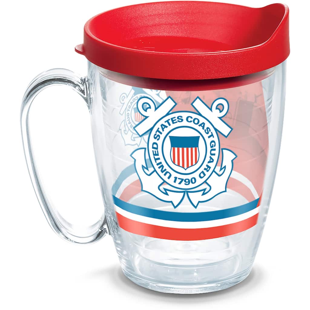 Tervis Coast Guard Forever Proud Made in USA Double Walled Insulated Travel Tumbler, Classic - 16oz Mug