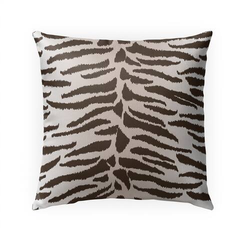 TIGER BROWN Indoor Outdoor Pillow by Kavka Designs