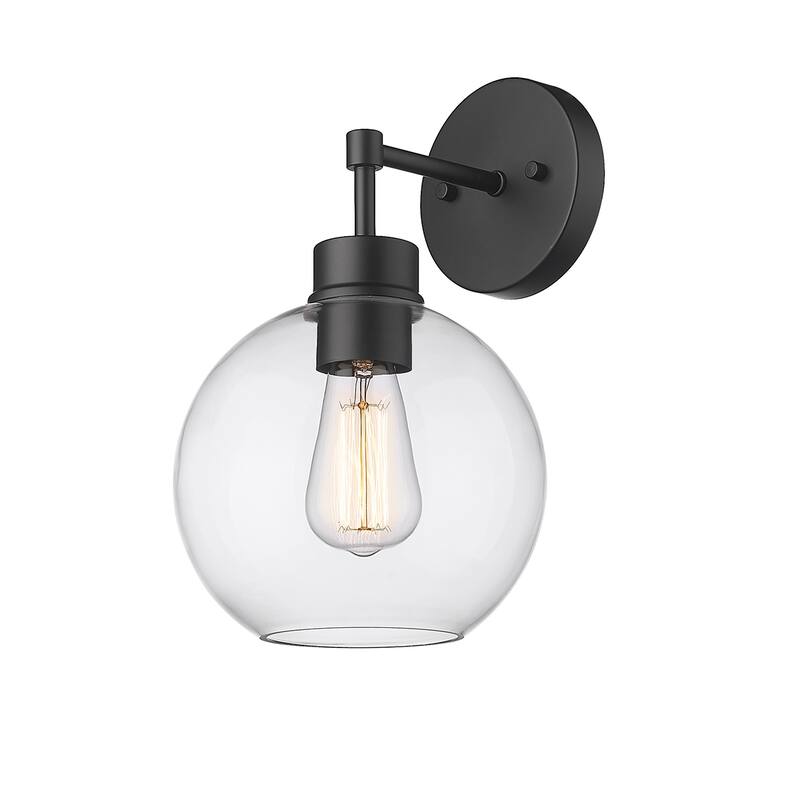 Millennium Lighting Basin 1 Light Outdoor Wall Sconce with Clear Glass Shades