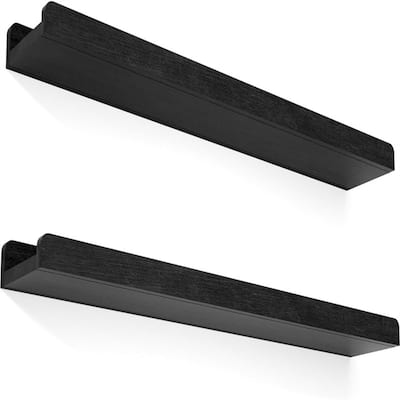 36 Inch Long Floating Shelves Wall Mounted Set of 2 - 36"D x 5.9"W x 1.6"H