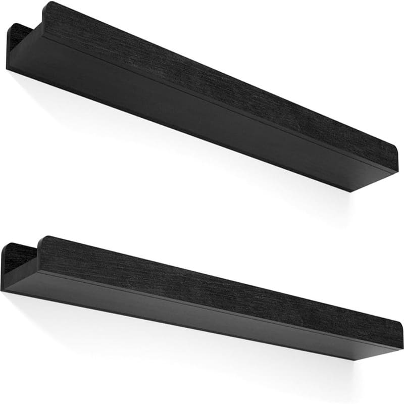 36 Inch Long Floating Shelves Wall Mounted Set of 2 - 36"D x 5.9"W x 1.6"H