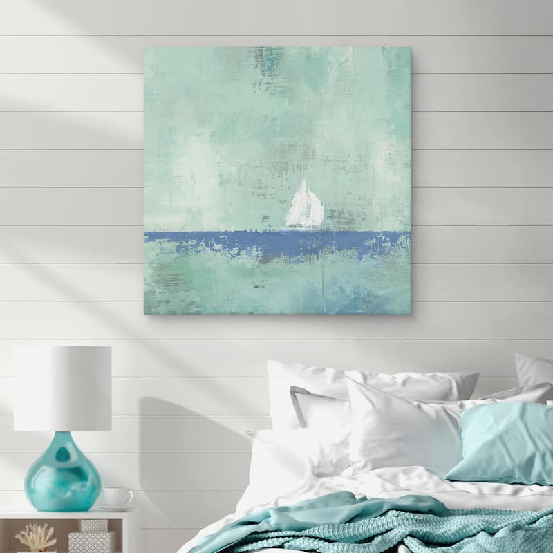 Sailboat Dream Square by James Wiens Canvas Art Print