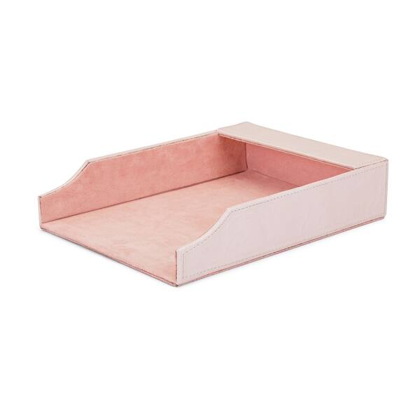 Shop 6 Piece Pink Faux Leather Office Desk Set In Gift Box 28 25