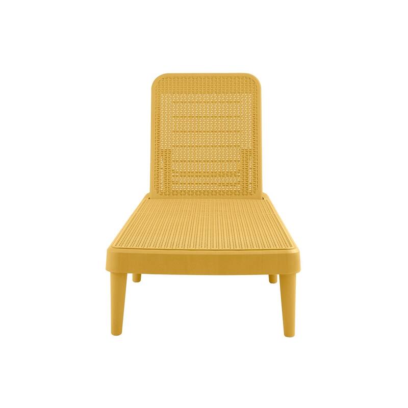 Mahina Resin Outdoor Chaise Lounge Chair by Havenside Home