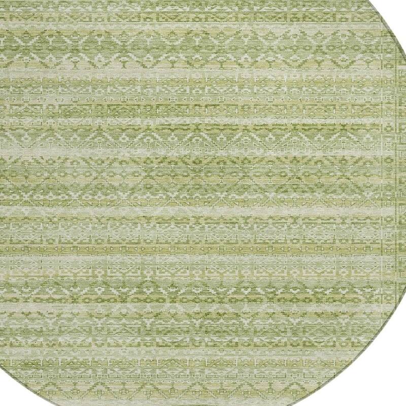 HomeRoots Striped Transitional Rectangle Outdoor Rug