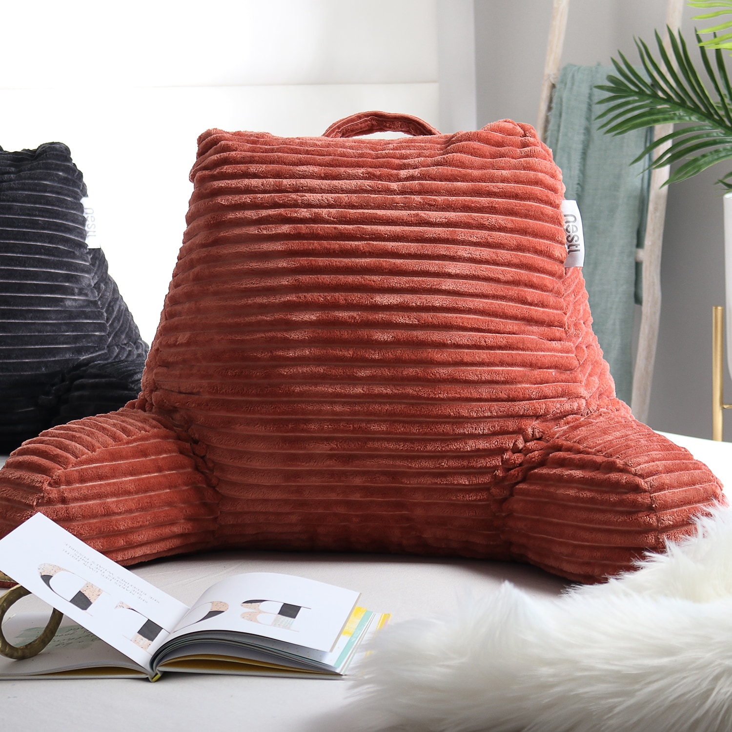 Bed bath beyond backrest pillow online