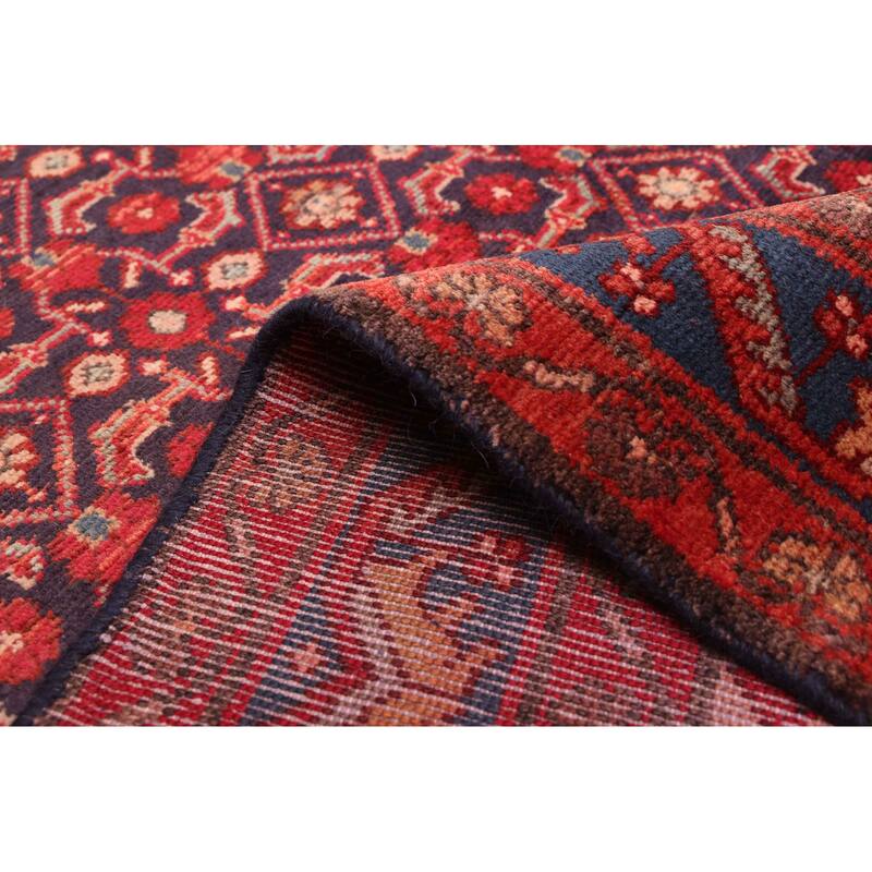 ECARPETGALLERY Hand-knotted Andelz Dark Navy Wool Rug - 5'2 x 10'4