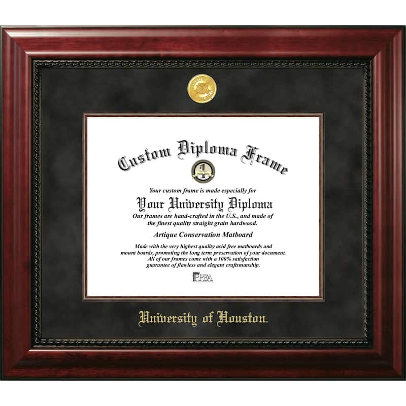 University of Houston 14w x 11h Executive Diploma Frame