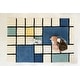preview thumbnail 6 of 4, Mid-Cen Grid Kids Rug - Nico & Yeye - 4' x 6'
