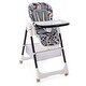 preview thumbnail 3 of 36, Babyjoy Folding High Chair Convertible Height Adjustable Baby Feeding - See Details Dark Grey