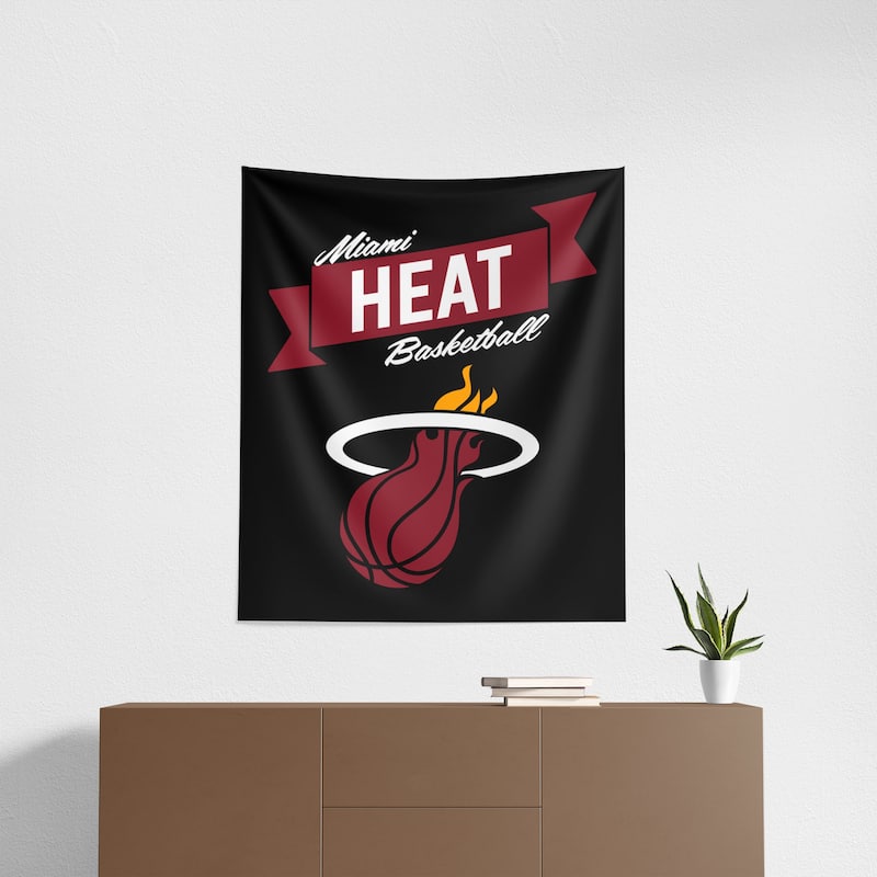 NBA Premium Heat Printed Wall Hanging - 34"x40"