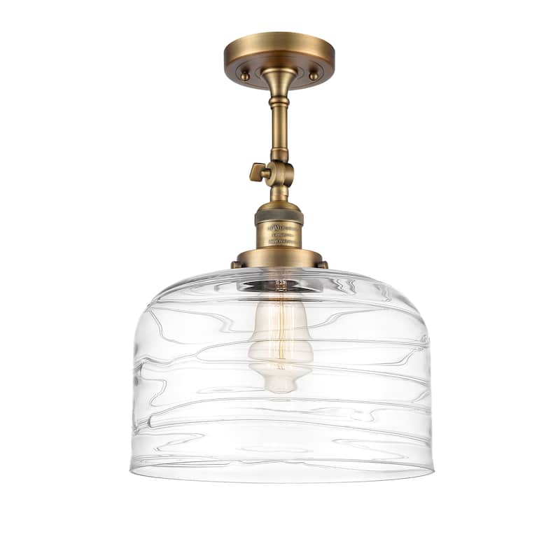 Innovations Lighting Franklin Restoration Bell 1 Light 12" Semi-Flush Mount