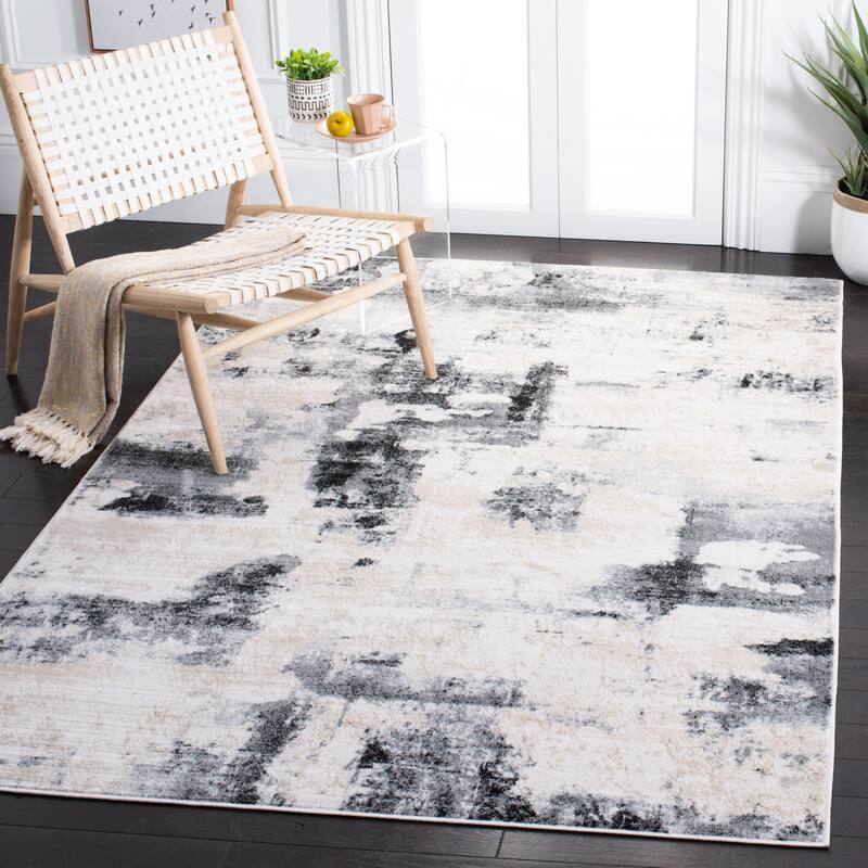 SAFAVIEH Lagoon Susann Modern Rug - 8' x 10' - Ivory/Charcoal
