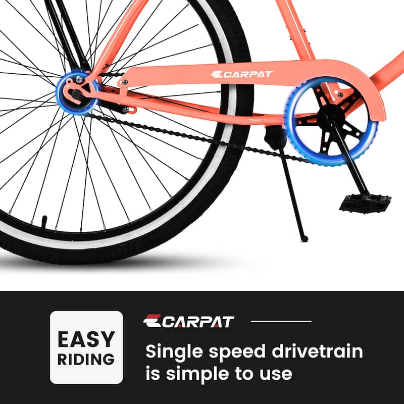 26 Inch Beach Cruiser Bike Unisex Bikes Road Bikes