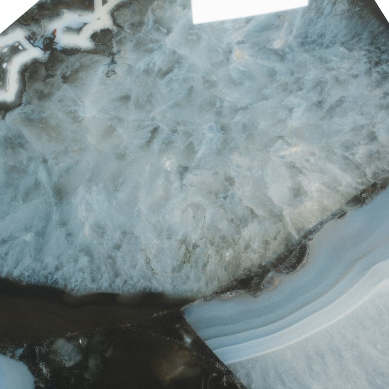 Splendor 24x48 Icy Blue Porcelain Large Format Geode Agate Wall and Floor Tile (15.5 sq ft/case) - 2 Pack