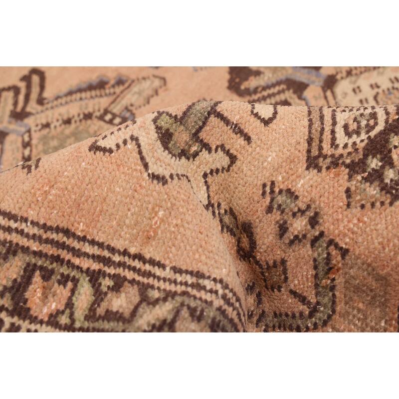 ECARPETGALLERY Hand-knotted Antalya Vintage Copper Wool Rug - 4'8 x 7'11