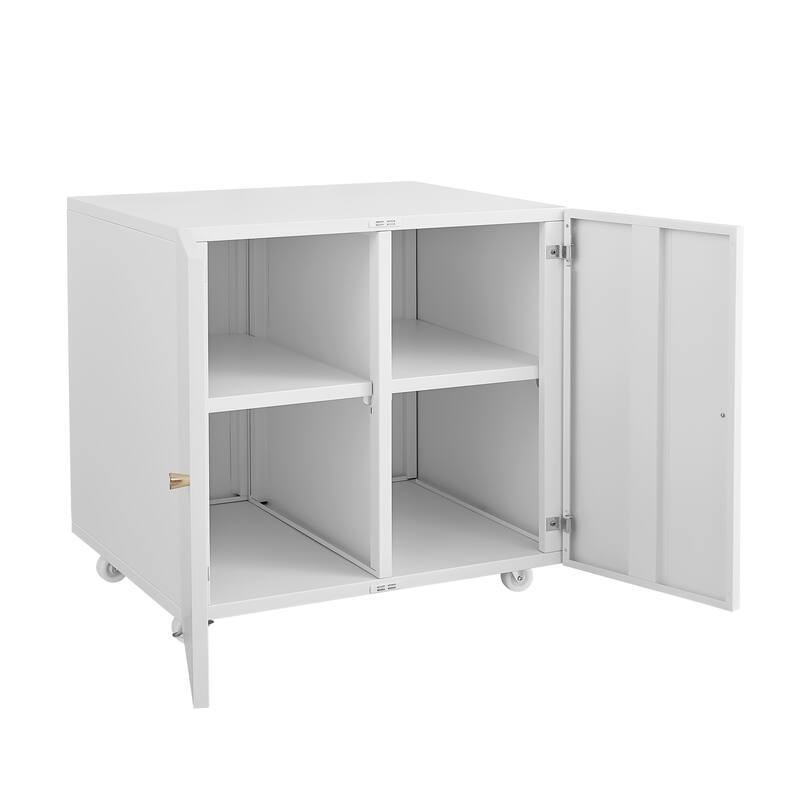 Printer Stand with Wheels, Mobile Filing Cabinet