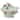 Fitz and Floyd Toulouse Soup Tureen with Ladle, 3,5 Quarts