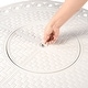 preview thumbnail 4 of 29, Round 34 in. x 34 in. Aluminum Propane Fire Pit Table with Glass Beads, Two Covers, Lid, 37,000 BTUs