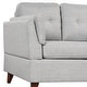 preview thumbnail 20 of 18, 97.2'' L-Shape Sectional Sofa with Chaise Lounge, Linen Fabric