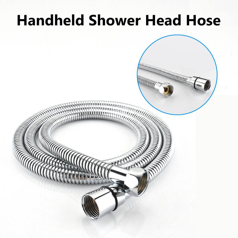 Shower System with Tub Spout Rain Shower Tub Set, High Pressure Dual 2 in 1 Shower Combo Faucet with Valve