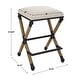 preview thumbnail 5 of 9, Uttermost Firth Rustic Oatmeal Counter Stool - 18.75"W x 27.63"H x 18.75"D