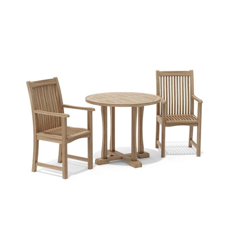 Bahama 5-Piece Dining Set - African Style Chairs & Extension Table