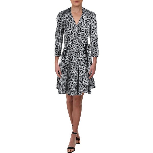 dvf white wrap dress