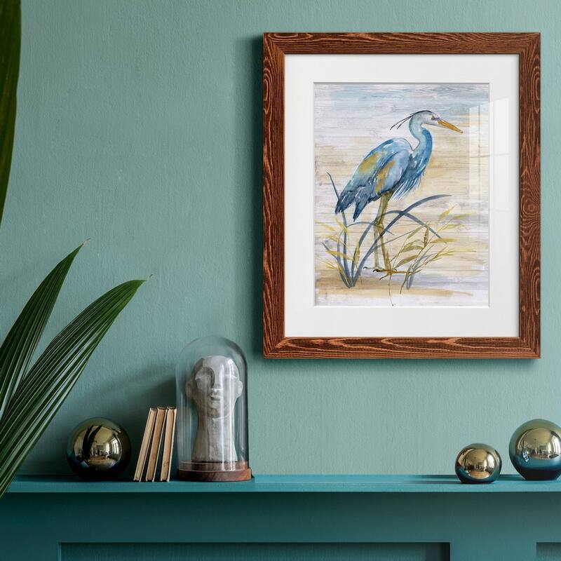 Blue Heron I-Premium Framed Print - Ready to Hang