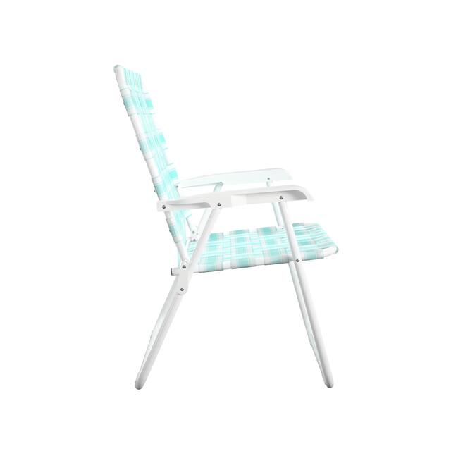 The Novogratz Poolside Gossip Collection Priscilla Folding Chair (2-Pack)