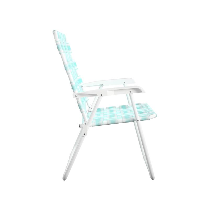 The Novogratz Poolside Gossip Collection Priscilla Folding Chair (2-Pack)
