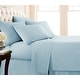 preview thumbnail 24 of 28, No-slip Ultra-soft Deep Pocket 6-piece Bed Sheet Set California King - Light Blue