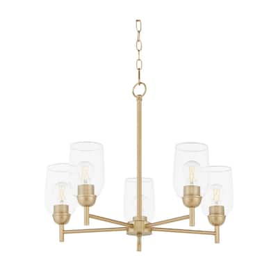 Quorum International 6112-5 Goodwin 5 Light 25" Wide Chandelier