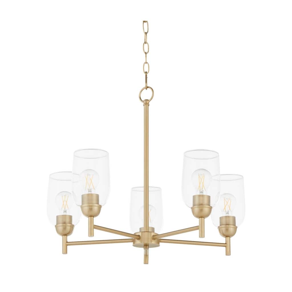 Quorum International 6112-5 Goodwin 5 Light 25" Wide Chandelier
