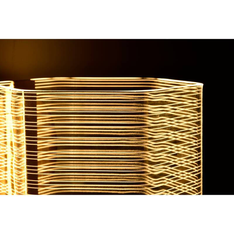 Kenzo LED 1 Light Wall Sconce Vintage Brass Finish Light Guide Panel - Polished Anodized Bronze