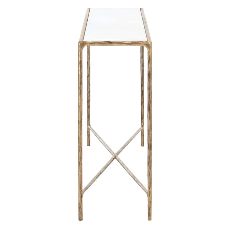 SAFAVIEH Couture Dorotea Forged Metal Rectangle Console Table - 48" W x 12" L x 30" H - 48"W x 12"D x 30"H