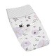 preview thumbnail 1 of 4, Sweet Jojo Designs Lavender Purple, Pink, Grey and White Watercolor Floral Collection Changing Pad Cover