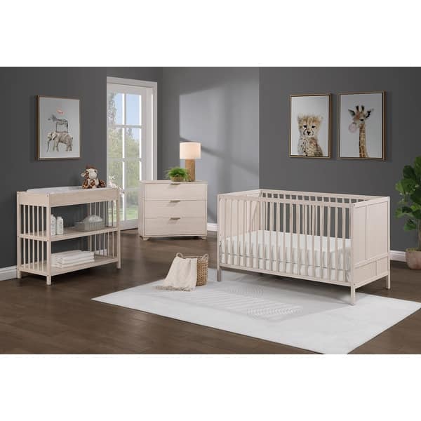 slide 2 of 20, Suite Bebe Pixie Finn 3-in-1 Convertible Crib Natural