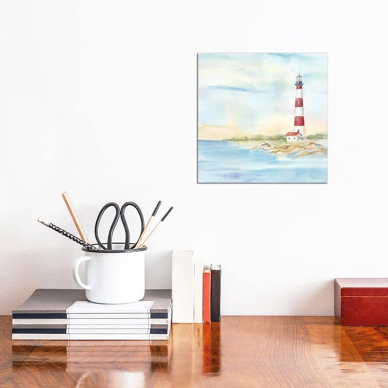 iCanvas "East Coast Lighthouse III" by Cynthia Coulter Canvas Print - 12x12x0.75