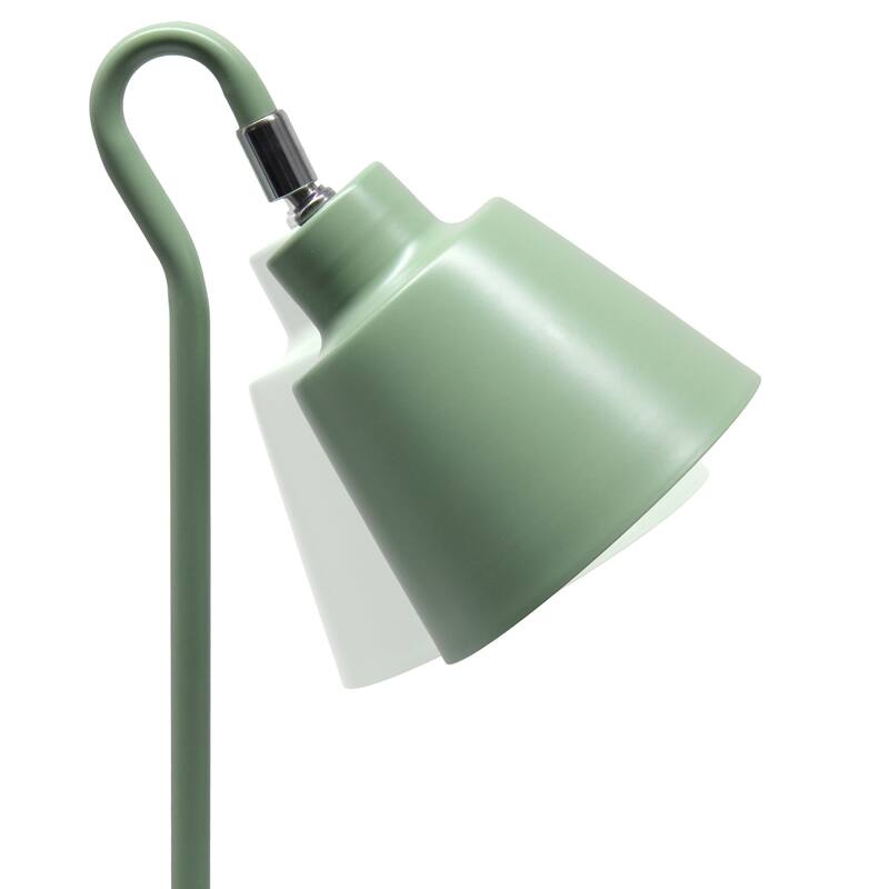Desk Lamp with Adjustable Cone Shade - 16" - Sage Green