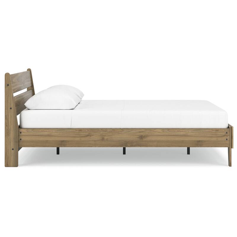 Signature Design by Ashley Deanlow Brown Platform Panel Bed