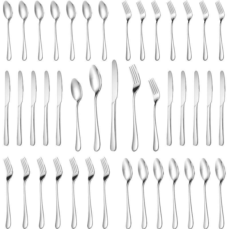 30 Pcs Silverware Set Service for 6, Cutlery Utensil Set