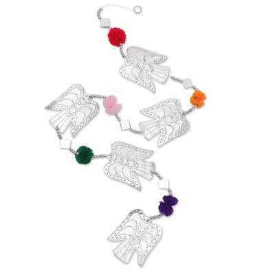 Novica Handmade Heavenly Sparkles Aluminum Garland