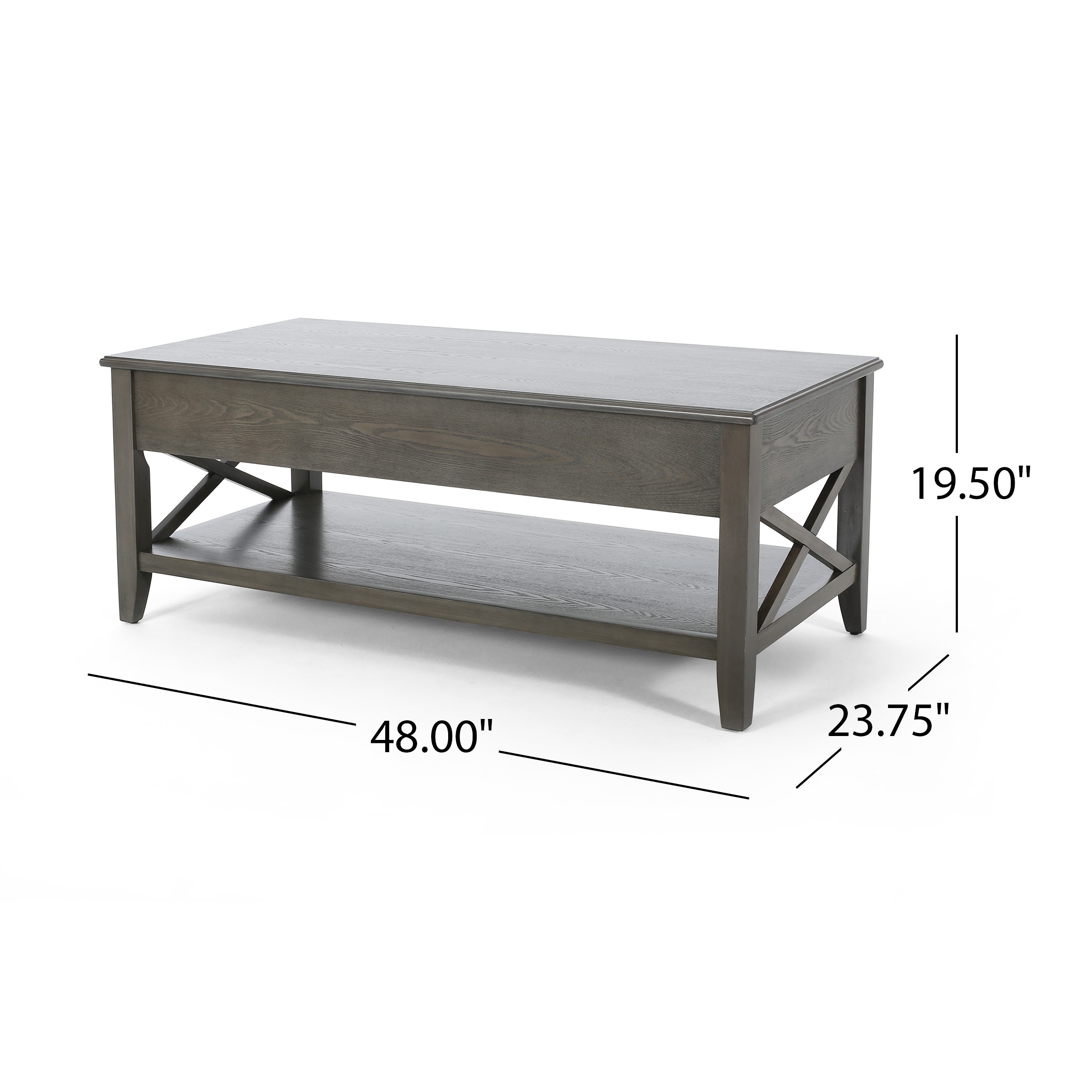 Decatur farmhouse lift store top coffee table