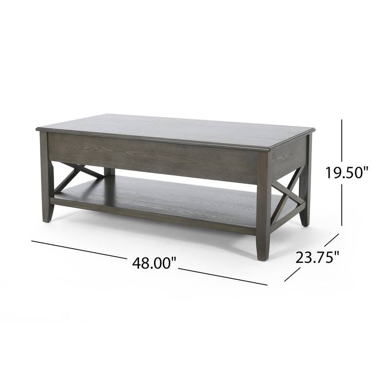 Decatur Farmhouse Lift Top Coffee Table by Christopher Knight Home