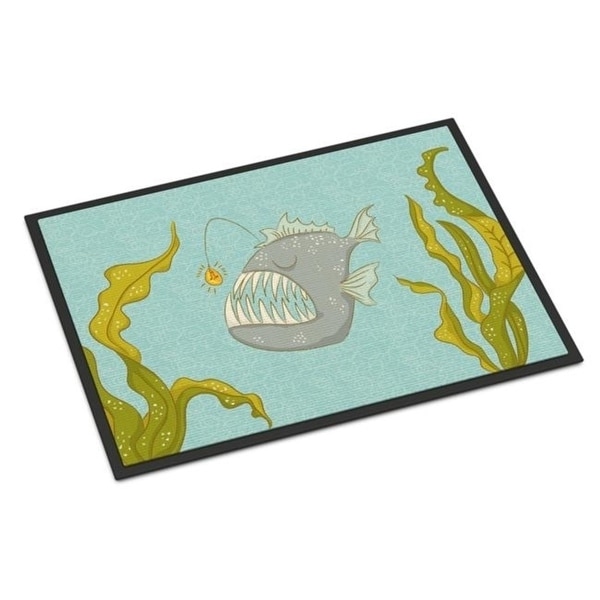 Carolines Treasures BB8541MAT Frog Fish Indoor or Outdoor Mat - 18 x 27 in.