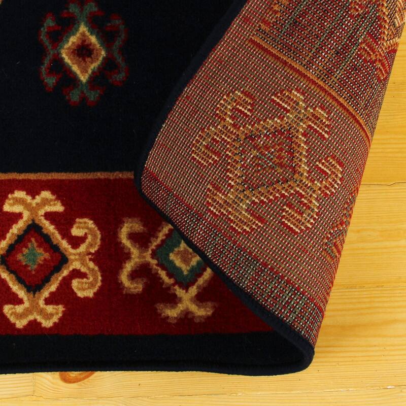Geometric Bohemian Rustic Power-Loomed Area Rug by Superior